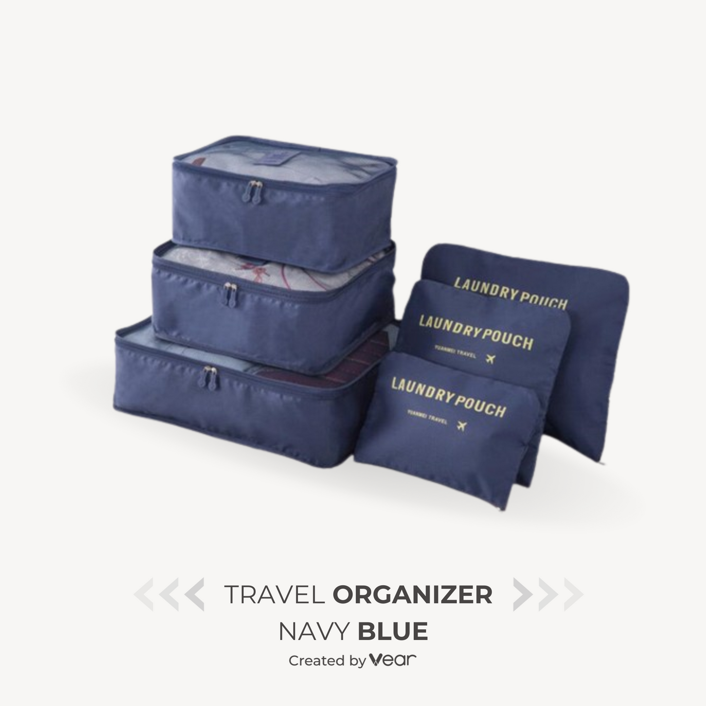 6 Pieces Travel Organizer ✈️