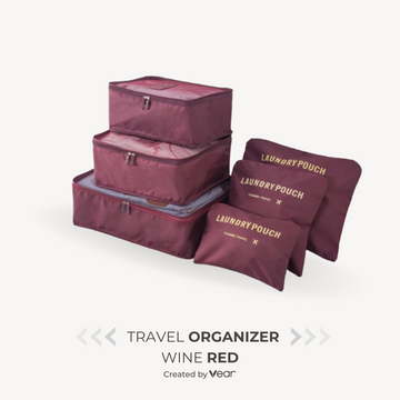 6 pcs travel organizer on sale