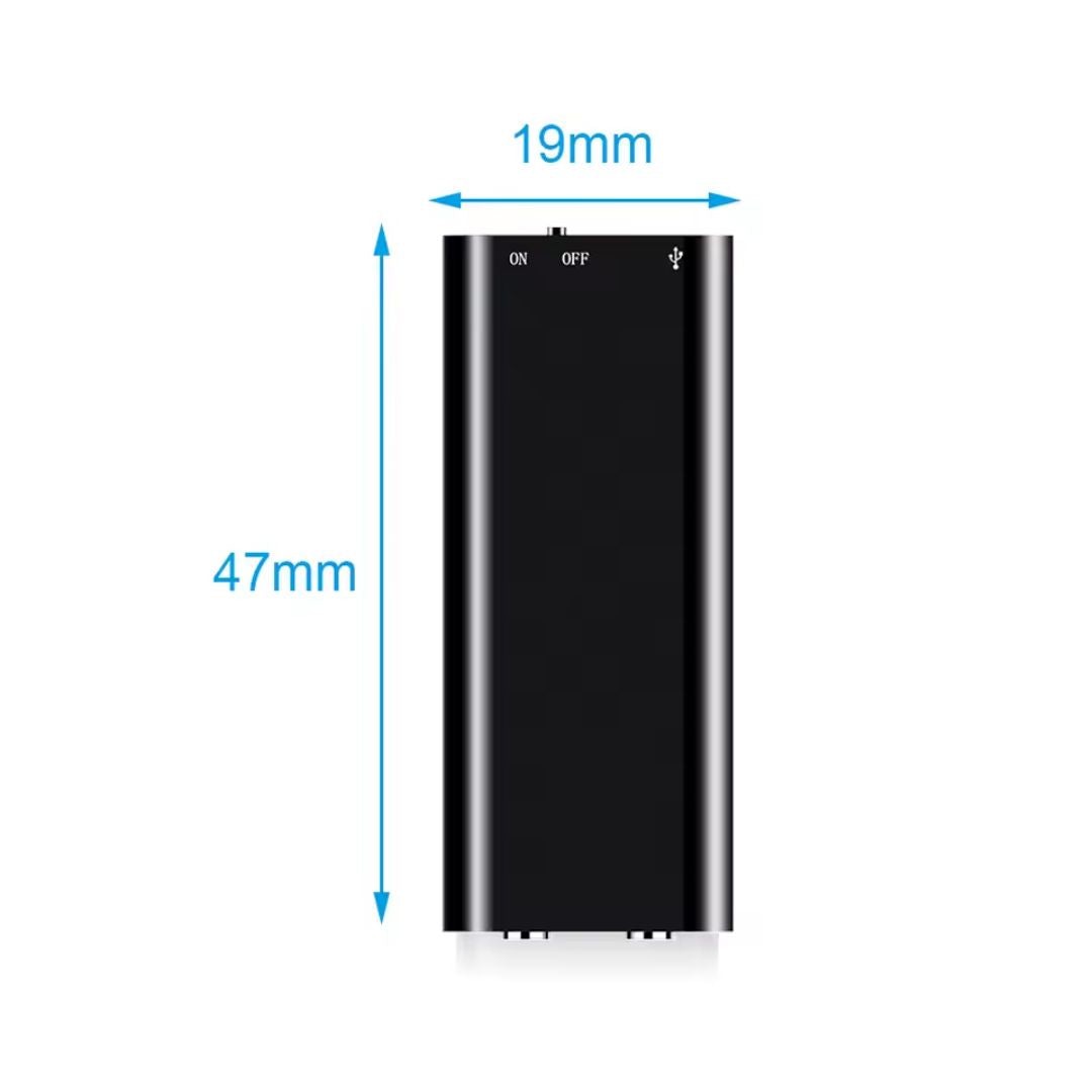 Mini Spy Voice Recorder with Sound Activation and USB, 200 hours of recording