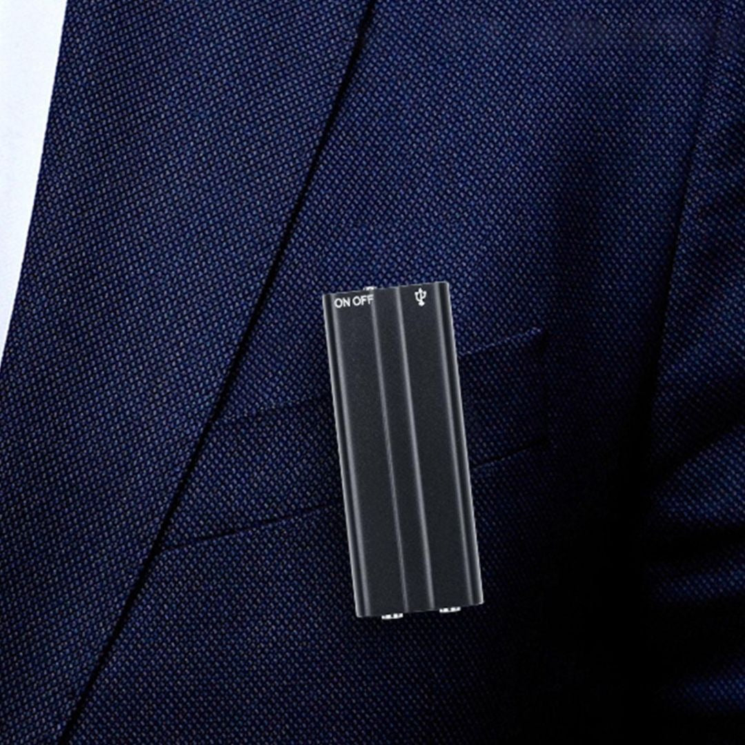Mini Spy Voice Recorder with Sound Activation and USB, 200 hours of recording