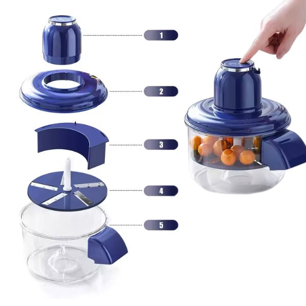Electric peeler for fruits and vegetables